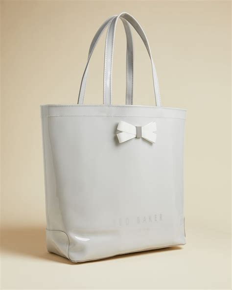 fake ted baker bow bag|ted baker grey tote bag.